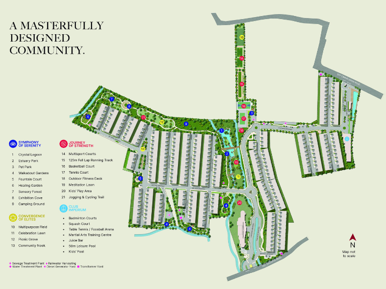 sobha crystal meadows villas masterplan